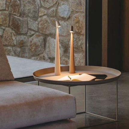 Nordic Minimalist | Cordless Table Lamp with Touch Control & Adjustable Brightness | Portable Mood Light for Cozy Living Spaces 2