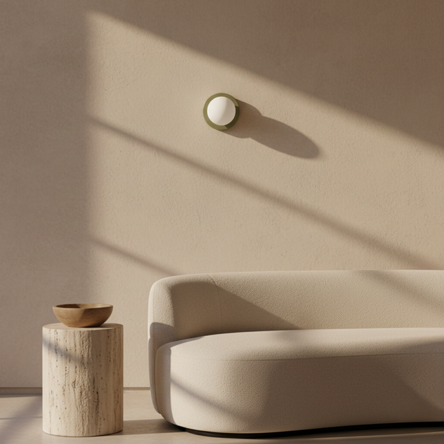 Nordic Minimalist | Wall & Ceiling Light with Frosted Glass Globe | Versatile Fixture for Modern Decor 1