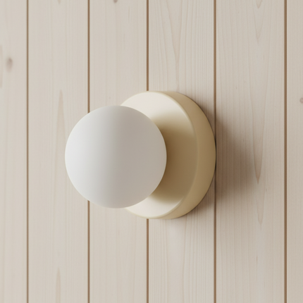Nordic Minimalist | Wall & Ceiling Light with Frosted Glass Globe | Versatile Fixture for Modern Decor 10