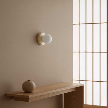 Nordic Minimalist | Wall & Ceiling Light with Frosted Glass Globe | Versatile Fixture for Modern Decor 2