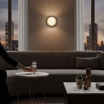 Nordic Minimalist | Wall & Ceiling Light with Frosted Glass Globe | Versatile Fixture for Modern Decor 3