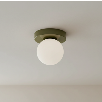 Nordic Minimalist | Wall & Ceiling Light with Frosted Glass Globe | Versatile Fixture for Modern Decor 8