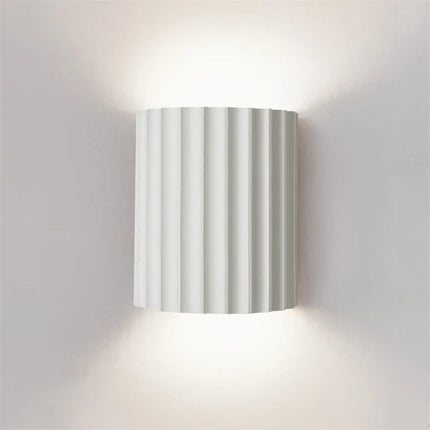 Nordic Modern | Wall Sconce Lighting with Sculptural Design & Ambient Glow | Contemporary Resin Wall Lamp for Stylish Home Décor 0