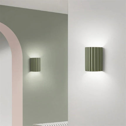 Nordic Modern | Wall Sconce Lighting with Sculptural Design & Ambient Glow | Contemporary Resin Wall Lamp for Stylish Home Décor 4