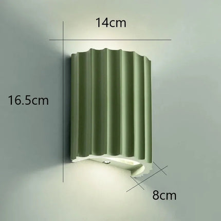 Nordic Modern | Wall Sconce Lighting with Sculptural Design & Ambient Glow | Contemporary Resin Wall Lamp for Stylish Home Décor 5