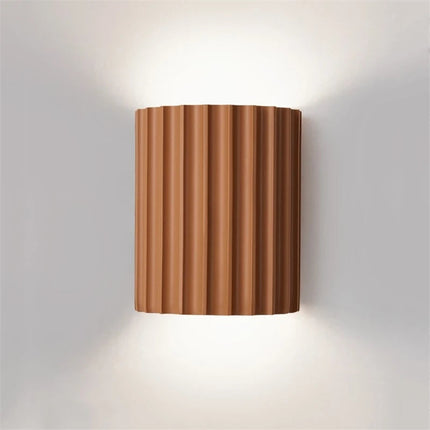 Nordic Modern | Wall Sconce Lighting with Sculptural Design & Ambient Glow | Contemporary Resin Wall Lamp for Stylish Home Décor 8