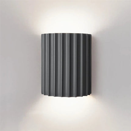 Nordic Modern | Wall Sconce Lighting with Sculptural Design & Ambient Glow | Contemporary Resin Wall Lamp for Stylish Home Décor 9