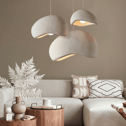 Nordic Pendant Lighting | Dimmable Glass & Metal Ceiling Light Fixture | Adjustable Height for Ambient Home Decor 7