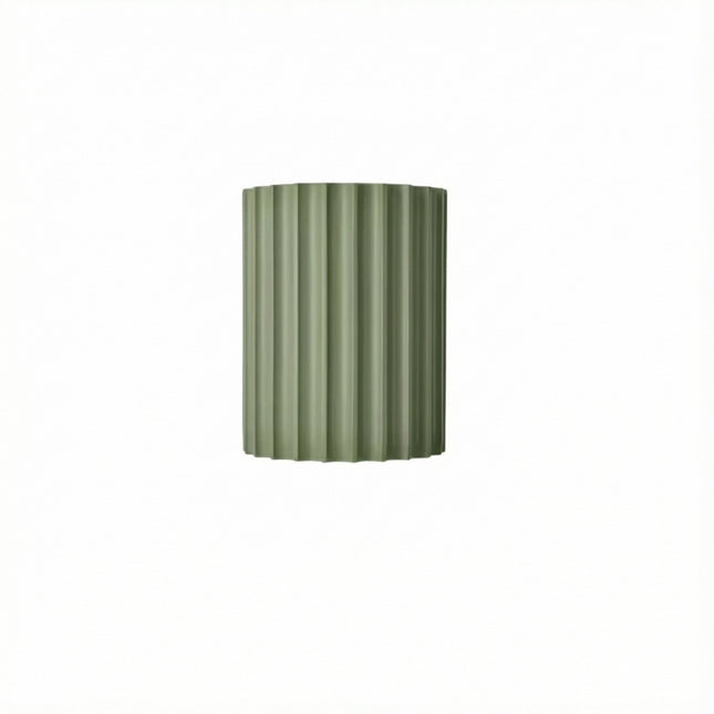Nordic Pleated Resin Wall Sconce | Modern Ribbed LED Lamp for Soft Ambience 1