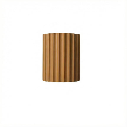 Nordic Pleated Resin Wall Sconce | Modern Ribbed LED Lamp for Soft Ambience 10