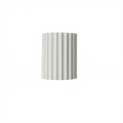 Nordic Pleated Resin Wall Sconce | Modern Ribbed LED Lamp for Soft Ambience 11