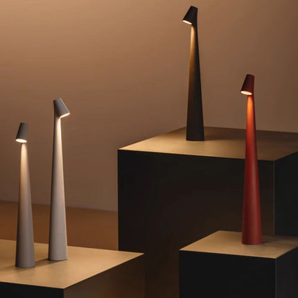Nordic Style | Wireless LED Table Lamp with Touch-Control Brightness | Cordless Design for Portable Modern Lighting 1