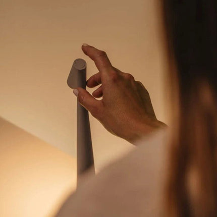 Nordic Style | Wireless LED Table Lamp with Touch-Control Brightness | Cordless Design for Portable Modern Lighting 2