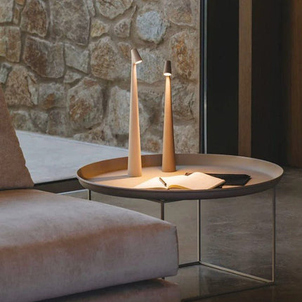 Nordic Style | Wireless LED Table Lamp with Touch-Control Brightness | Cordless Design for Portable Modern Lighting 3