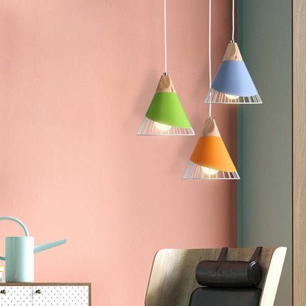 Nordic Taavita | Metal Wire Cage Pendant Lamp with Modern Design | Stylish Lighting for Living Rooms 5