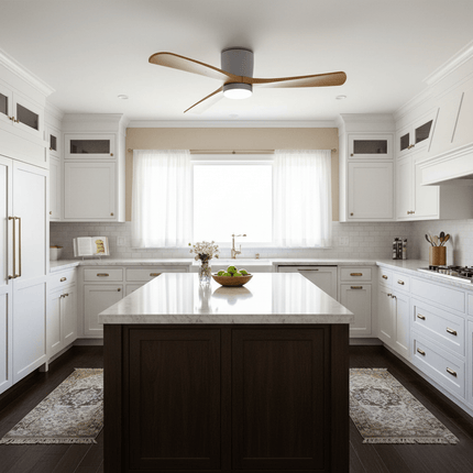 Ceiling Fan with Lights and Remote, Wooden Ceiling Fan with Quiet DC Motor – image 16