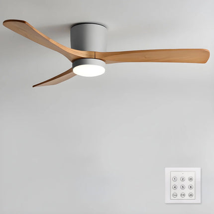 Ceiling Fan with Lights and Remote, Wooden Ceiling Fan with Quiet DC Motor – image 44