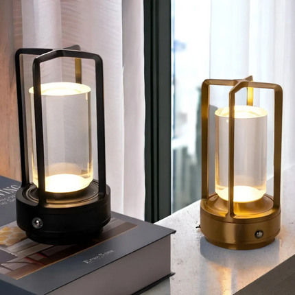 NordicaGlow | Scandinavian Wireless LED Table Lamp with Touch Control | Dimmable Lighting for Cozy Ambiance 1