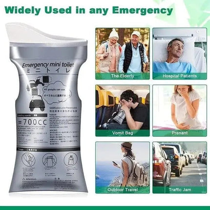 Disposable Urine Bags for Travel, Portable Urinal for Adults and Kids – image 4
