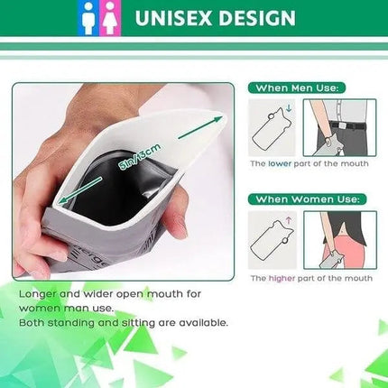 Disposable Urine Bags for Travel, Portable Urinal for Adults and Kids – image 6