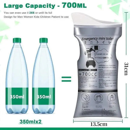 Disposable Urine Bags for Travel, Portable Urinal for Adults and Kids – image 8