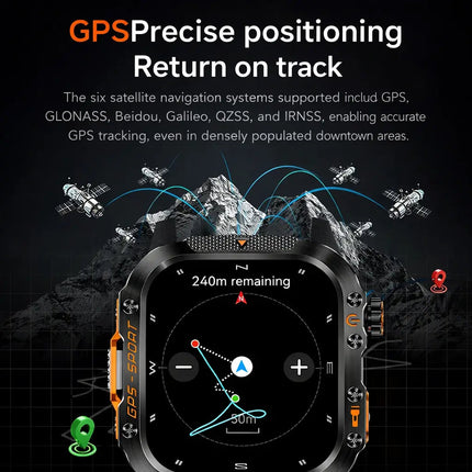 NovaForce X2 Pro | Rugged GPS Smartwatch with 100+ Sports Modes | Multi-Satellite Navigation for Active Lifestyles 3