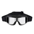 Black Leather - Silver Lens