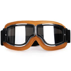 Kaki Leather - Silver Lens