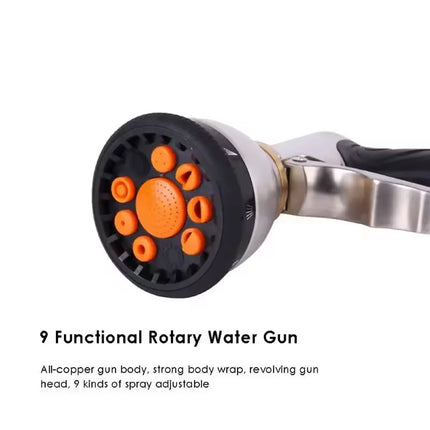 NozzleJet | High Pressure Hose Nozzle with 9 Spray Patterns | Ergonomic Design for Effortless Watering 6
