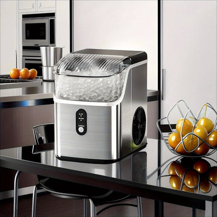 Nugget Ice Maker | Portable Countertop Ice Machine with Fast Production | Compact Design for Home and Office 1