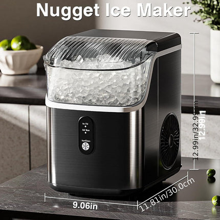 Nugget Ice Maker | Portable Countertop Ice Machine with Fast Production | Compact Design for Home and Office 3