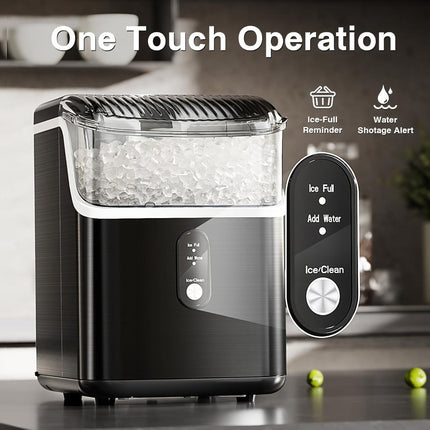Nugget Ice Maker | Portable Countertop Ice Machine with Fast Production | Compact Design for Home and Office 4