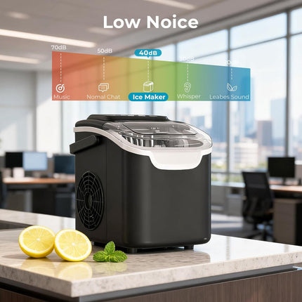 Nugget Ice Maker | Portable Countertop Ice Machine with Fast Production | Compact Design for Home and Office 5