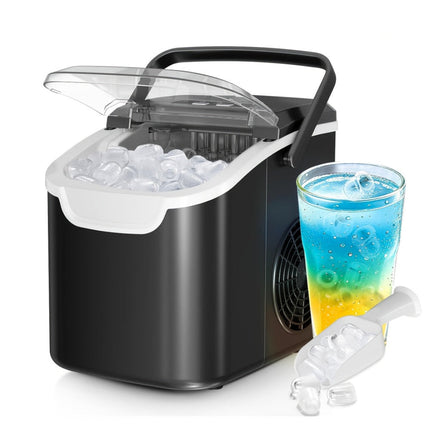 Nugget Ice Maker | Portable Countertop Ice Machine with Fast Production | Compact Design for Home and Office 9