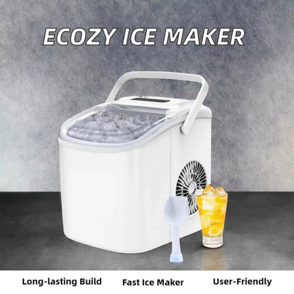 Nugget Ice Maker | Portable Countertop Ice Machine with Self-Cleaning Function | Efficient Ice Production for Home and Office 3