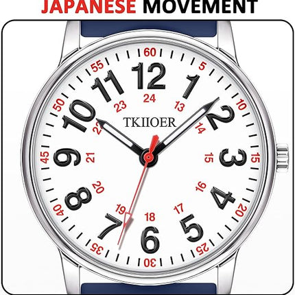 Nurses Watch with Luminous Dial & Second Hand | Waterproof Design for Accurate Timekeeping 6