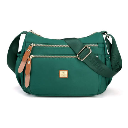 Nylon Shoulder Bag | Compact Design with Multiple Pockets for Women’s Everyday Convenience 12