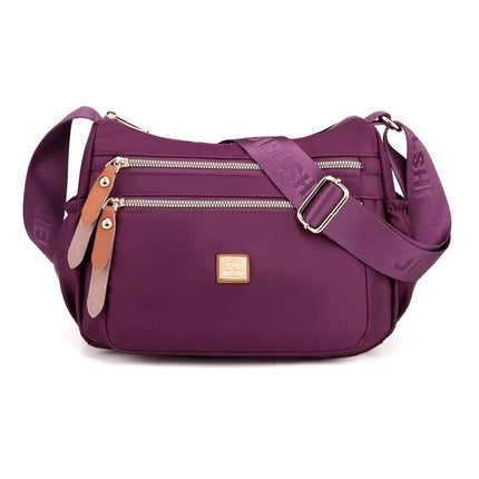 Nylon Shoulder Bag | Compact Design with Multiple Pockets for Women’s Everyday Convenience 16