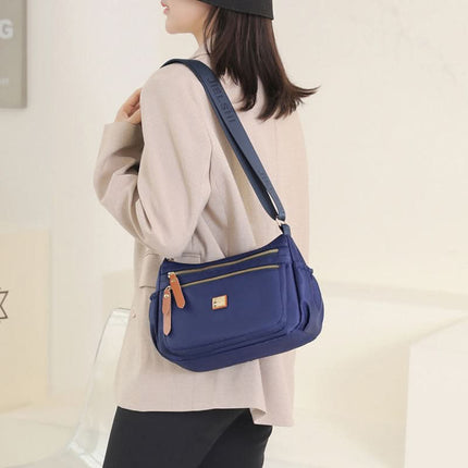 Nylon Shoulder Bag | Compact Design with Multiple Pockets for Women’s Everyday Convenience 2