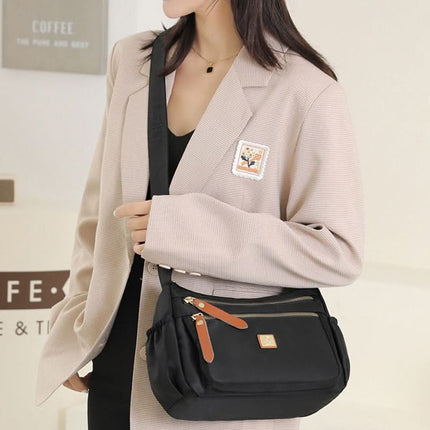 Nylon Shoulder Bag | Compact Design with Multiple Pockets for Women’s Everyday Convenience 7