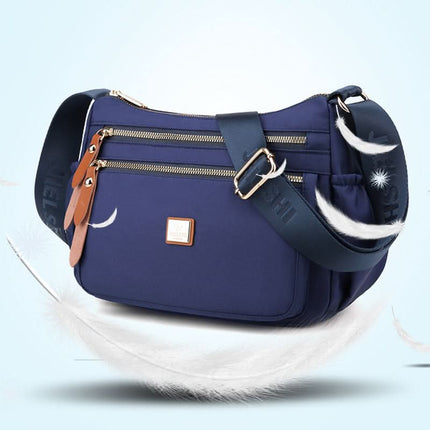 Nylon Shoulder Bag | Compact Design with Multiple Pockets for Women’s Everyday Convenience 8