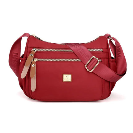 Nylon Shoulder Bag | Compact Design with Multiple Pockets for Women’s Everyday Convenience 9