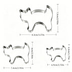 3-piece set cat / silver