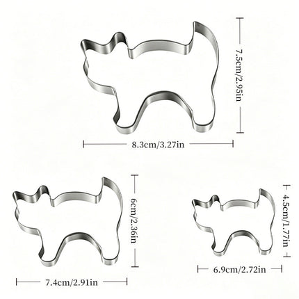 Pumpkin Cookie Cutters, Stainless Steel Cookie Cutter Set for Halloween Baking – image 6