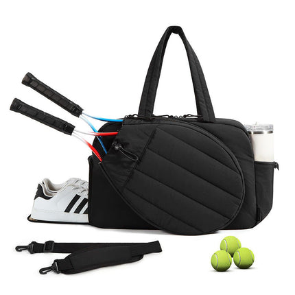 Tennis Bag for 2 Racquets, Tennis Racquet Bag with Shoulder Strap – image 8