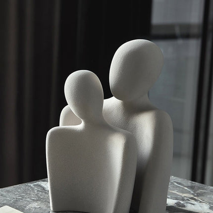 Love Sculpture, Abstract Sculpture of a Hug – image 8