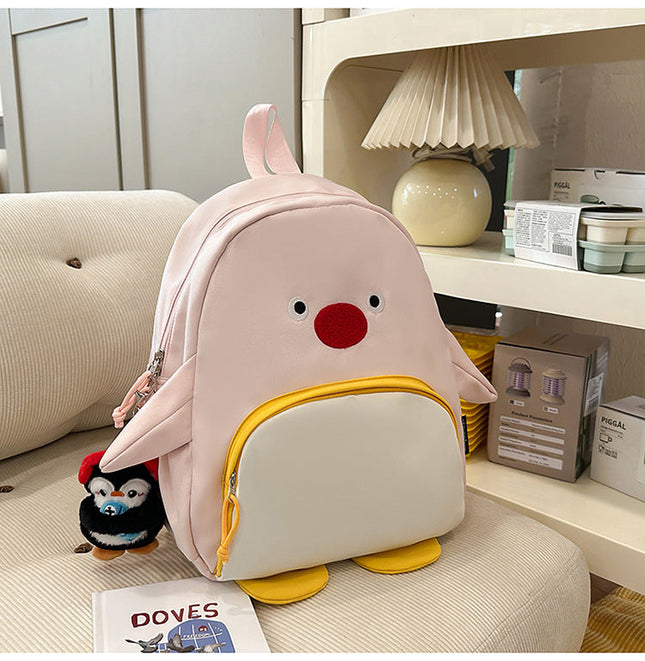 Kids Backpack with Cute Penguin Design, Travel Backpack for Children