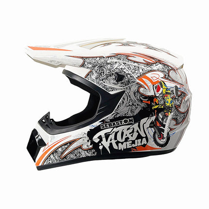 Dirt Bike Helmet, Motocross Helmet with Reinforced Chin Guard for Off Road – image 11