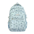 School Backpacks, Travel Backpack with Multi Pocket Design, Water Resistant Book Bag with Star Pattern