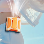 Light Orange / Size: Waist Clip Fan